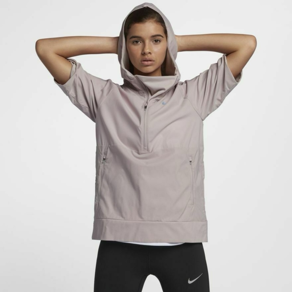 Nike Flex Women's Running Half Zip packable hoodie size small